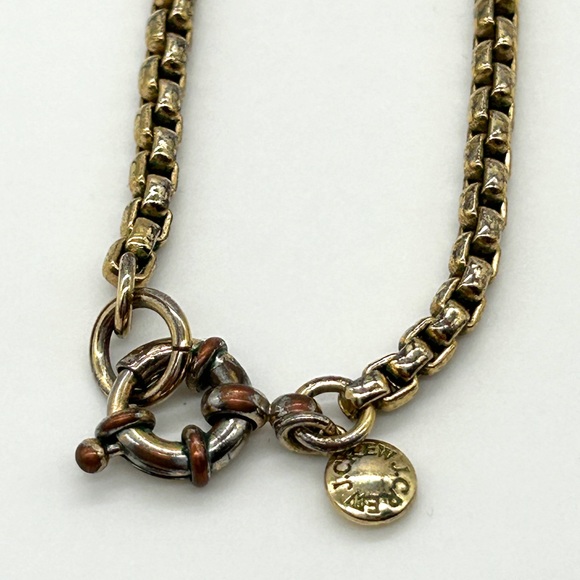 Vintage J. Crew Gold Tone Long Tassel Necklace 40" - Picture 3 of 5